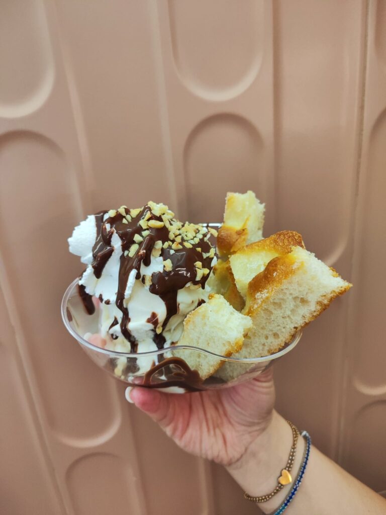 Gelato focaccia dolce
