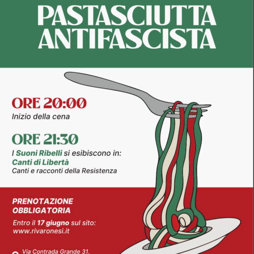 A Rivarone la “Pastasciutta antifascista”: spaghetti gratis e ricordo dei fratelli Cervi