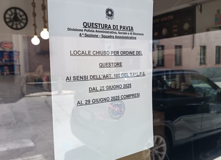 Frequentato dai pusher: chiuso bar a Vigevano