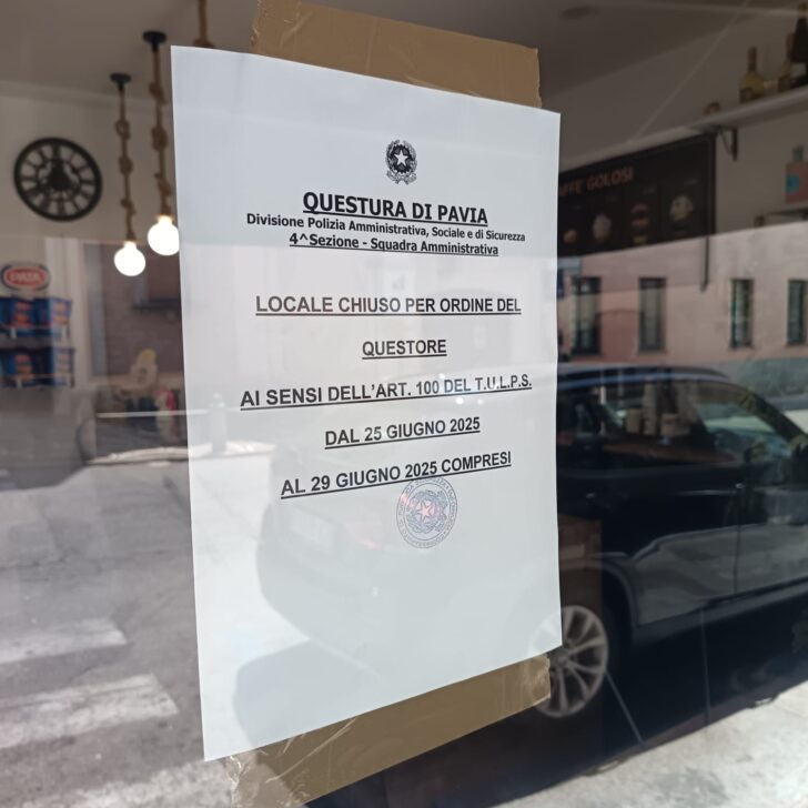 Frequentato dai pusher: chiuso bar a Vigevano