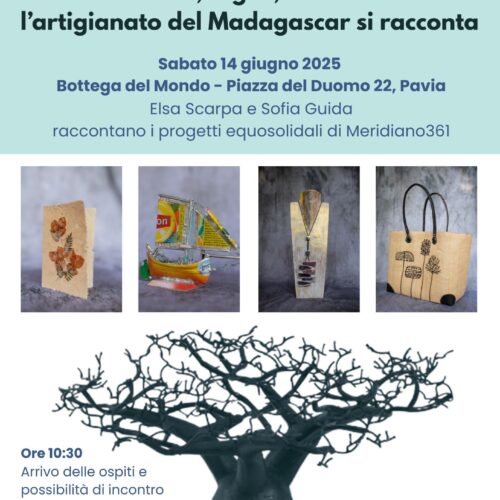 Dal Madagascar a Pavia: l’artigianato equo e solidale in piazza Duomo