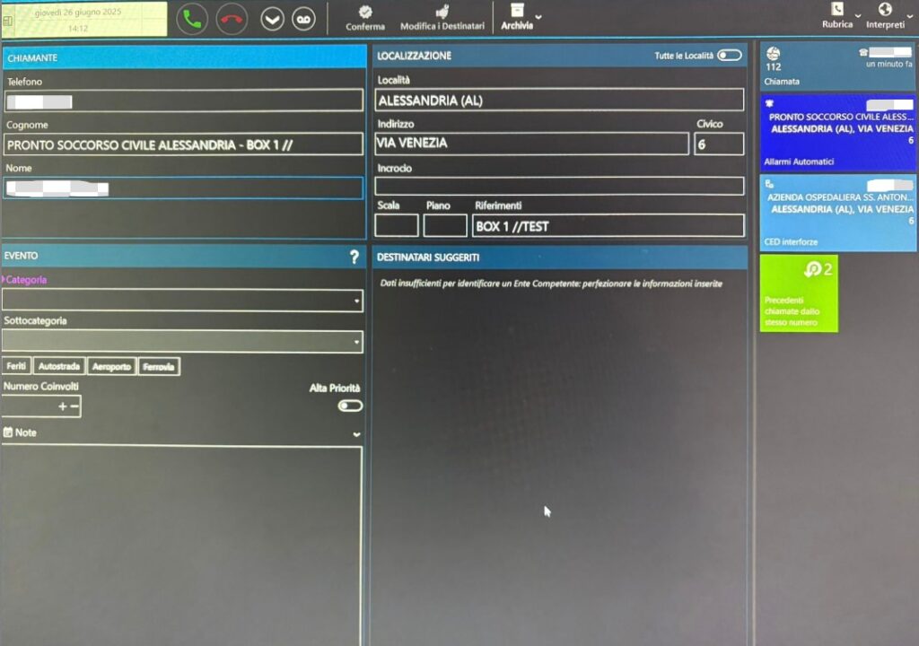 Monitor 112