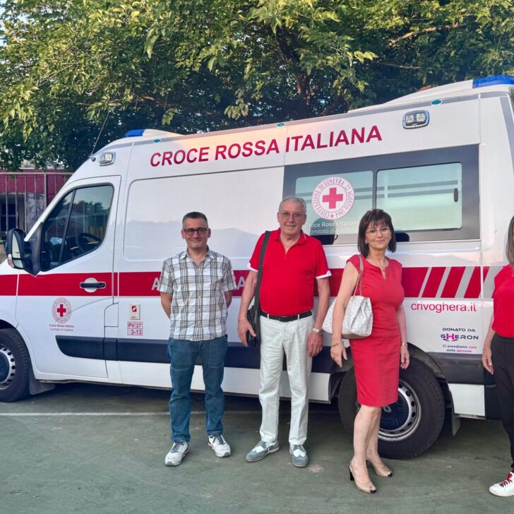 Una nuova ambulanza per la Croce Rossa di Voghera: il dono del Gruppo Gheron per la comunità