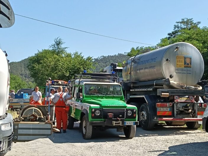 Esercitazione Aib a Ovada e Belforte: ottanta volontari in azione contro gli incendi boschivi