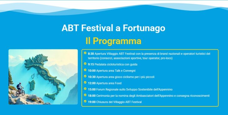 Il 22 giugno a Fortunago la tappa lombarda dell’Appennino Bike Tour Festival 
