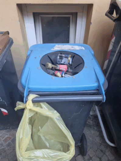 “Cassonetti del porta a porta spesso pieni”: la segnalazione di una cittadina del centro. Amag Ambiente risponde