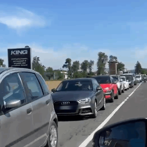 Lunghissime code all’ingresso di Alessandria per la chiusura del Forlanini
