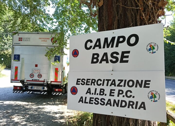 Esercitazione Aib a Ovada e Belforte: ottanta volontari in azione contro gli incendi boschivi