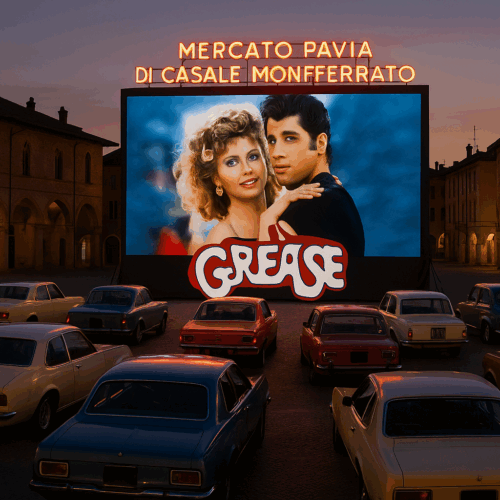 “Grease” sotto le stelle: mercoledì 18 giugno il Mercato Pavia diventa un Drive In