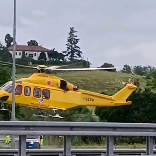 Operaio investito vicino al casello di Asti sulla autostrada A21: è in gravi condizioni