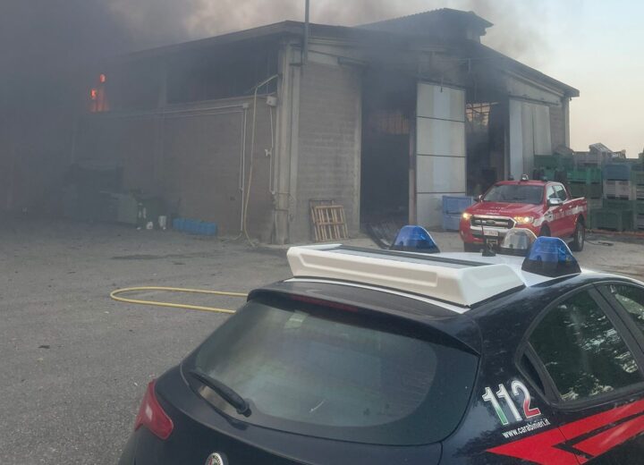 Spento l’incendio in una azienda agricola tra Tortona e Sale