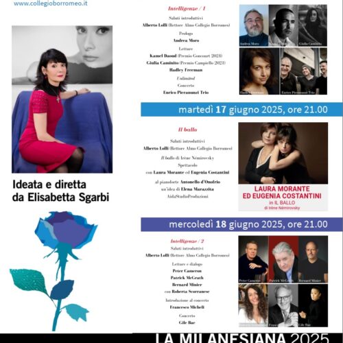 La Milanesiana torna a Pavia: tre giorni di grandi ospiti e riflessioni sul tema “Intelligenza”