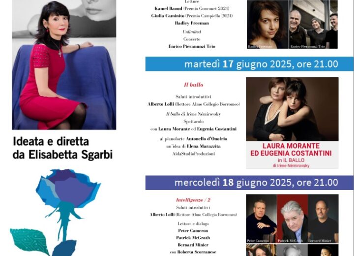 La Milanesiana torna a Pavia: tre giorni di grandi ospiti e riflessioni sul tema “Intelligenza”