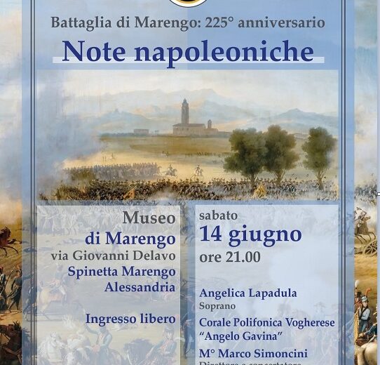 “Note napoleoniche” con la corale di Voghera per i 225 anni dalla battaglia di Marengo