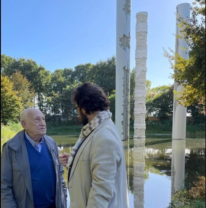 Gli Horti dell’Almo Collegio Borromeo di Pavia piangono Arnaldo Pomodoro: “Ci mancherai, Maestro”