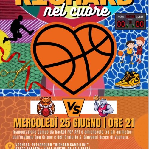 “Grest in campo, Richard nel cuore”: il 25 giugno inaugurazione del nuovo playground “Pop Art” a Voghera
