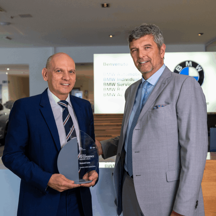 Rolandi Auto premiata con il “BMW Bank Top Experience 2025” per l’eccellenza nella relazione e nel servizio ai clienti