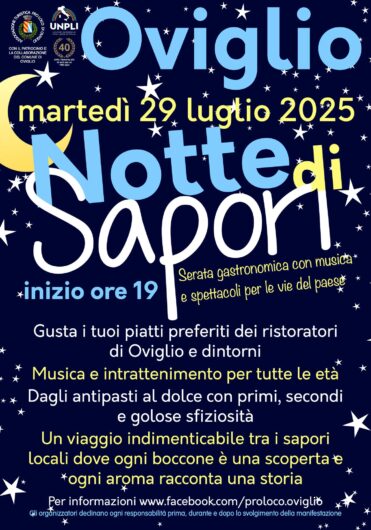 Oviglio accende l’estate con la Festa patronale: sei giorni tra musica, gusto e tradizione
