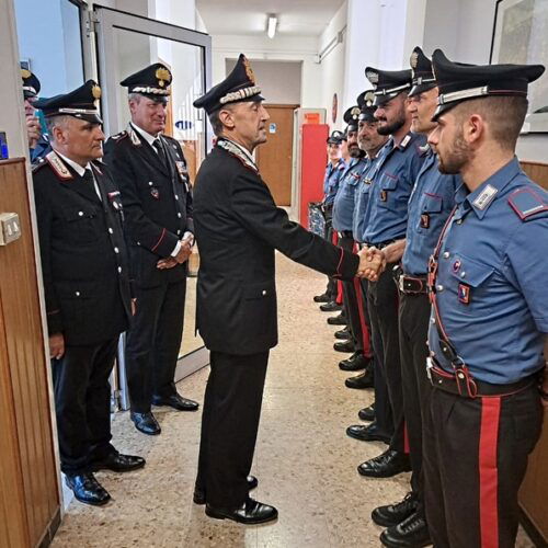 Il Generale Galletta, Comandante dell’Interregionale “Pastrengo”, visita la Stazione Carabinieri di Ovada