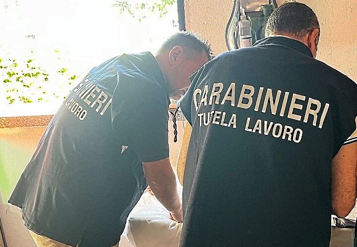 Controlli dei Carabinieri del Nucleo Ispettorato del Lavoro: scattano 8 denunce e sanzioni per 110 mila euro
