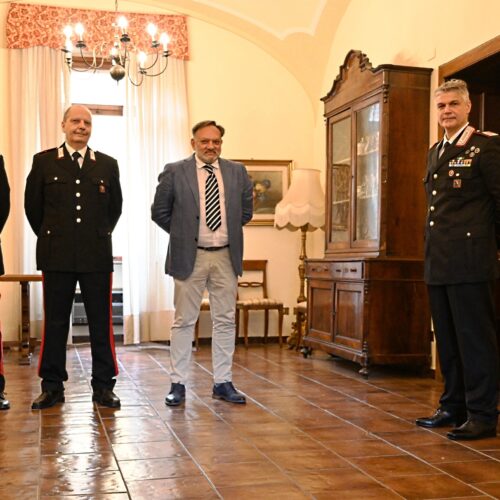 Elogi speciali a due Carabinieri per le loro attività e il saluto commosso ad altri tre che lasciano il servizio