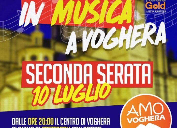 Voghera si accende con “I Giovedì in Musica”: il 10 luglio la seconda serata tra note, mercatini e divertimento