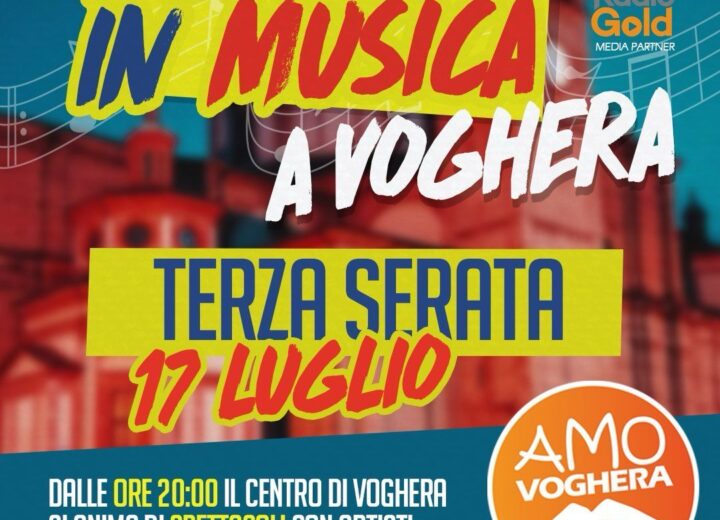 Artisti, spettacoli e mercatino vintage. Il 17 luglio tornano “I giovedì in musica” a Voghera