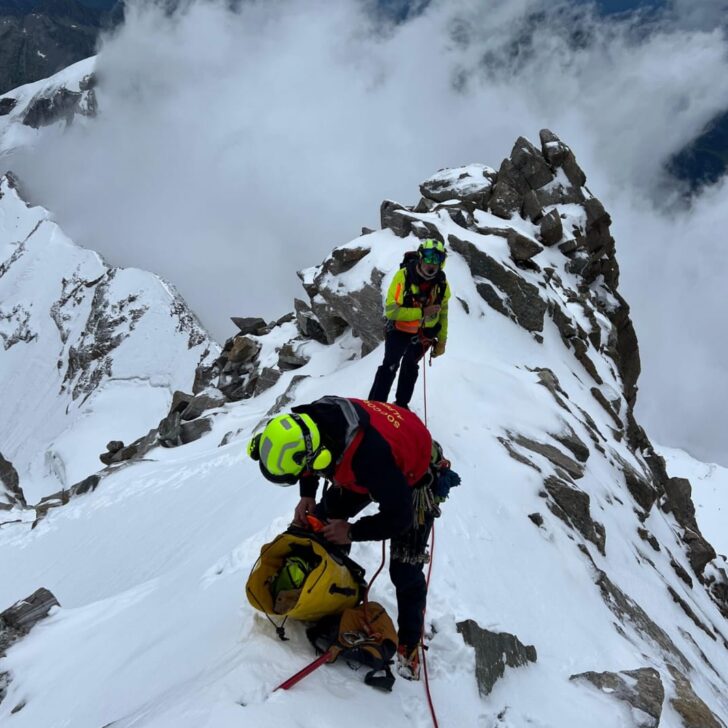 Salvati entrambi gli alpinisti bloccati: concluse le operazioni di soccorso