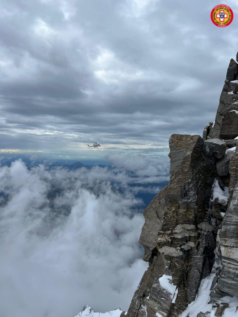 Recupero alpinisti Monte Rosa