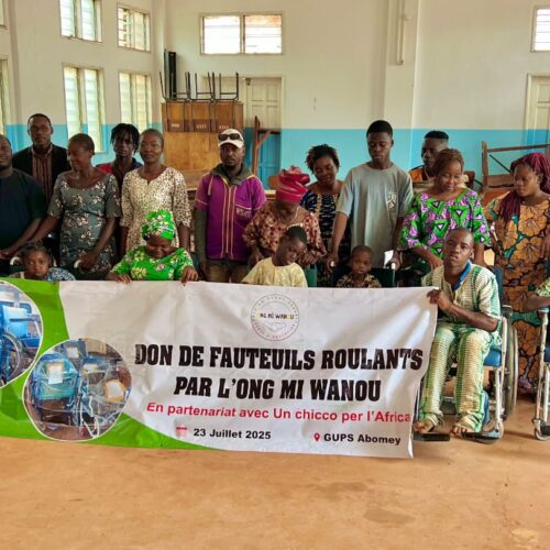 Dall’Alessandrino 11 sedie a rotelle per il Benin