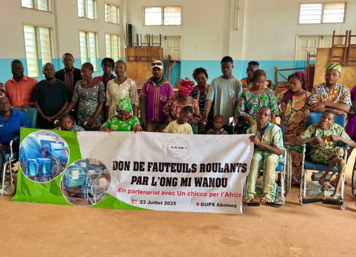 Dall’Alessandrino 11 sedie a rotelle per il Benin