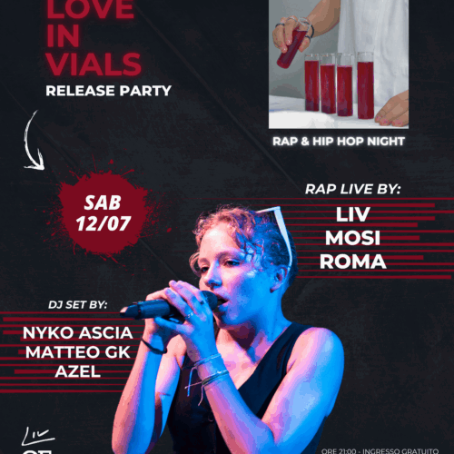 Love In Vials: il primo EP di LIV si presenta in una notte di rap e club culture ad Alessandria