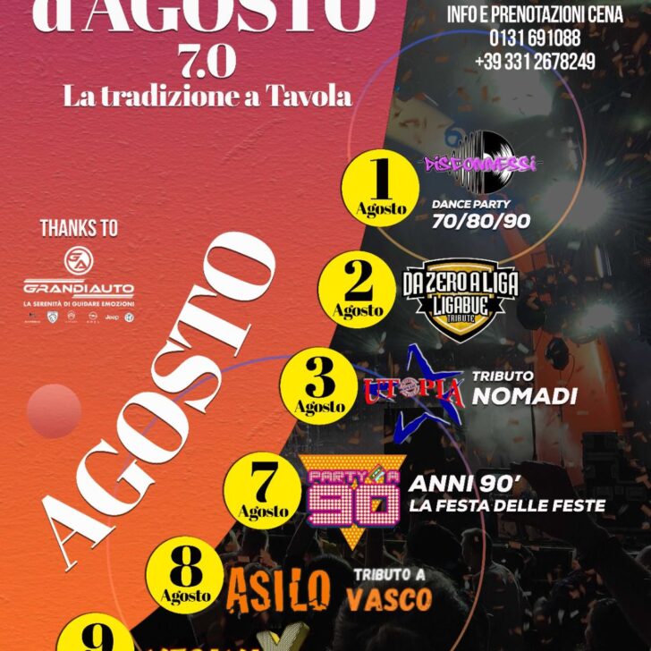 “Notti d’Agosto 7.0: a Lobbi sei serate tra musica dal vivo e sapori della tradizione”