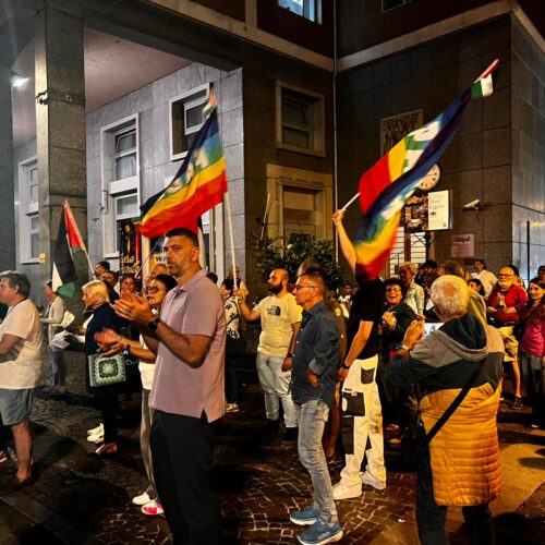 A Novi 150 persone in corteo per chiedere il cessate il fuoco a Gaza