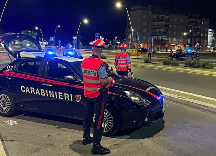 Carabinieri: due daspo Willy e una denuncia per guida sotto effetti di droga e alcol