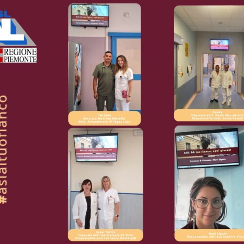 Monitor informativi negli ospedali di Acqui, Ovada, Novi, Tortona e presto anche a Casale