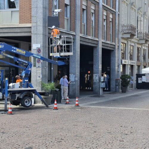 Installate le telecamere per l’accesso alle aree pedonali urbane di Alessandria