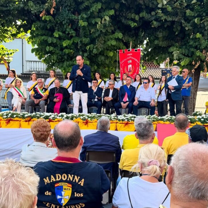 Il presidente d’onore Alberto Cirio accende l’80esimo motoraduno internazionale “Madonnina dei Centauri”