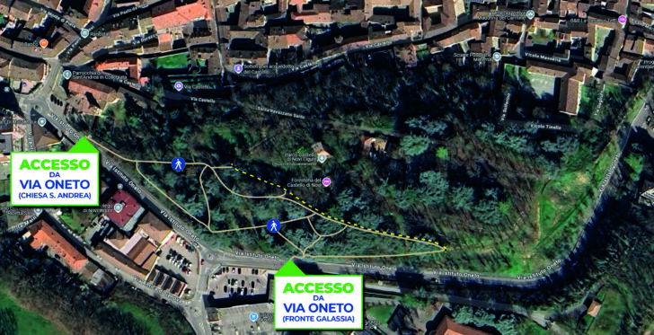 Riapre una parte del Parco Castello a Novi: da questo sabato di nuovo accessibili 12.000 mq