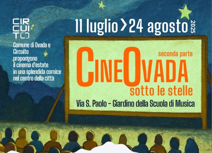 “CineOvada sotto le stelle”: i film in programmazione fino al 24 agosto