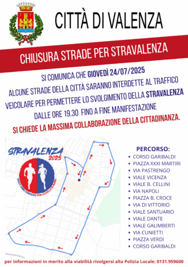 La StraValenza per la “Culla di Mario” dà il via alla festa di San Giacomo