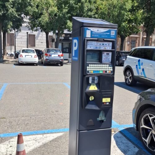 Parcheggi: installate le nuove colonnine in piazza della Libertà ad Alessandria