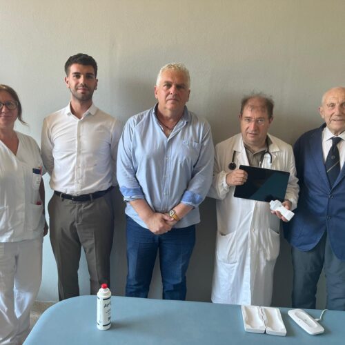 Presidio Borsalino: nuovo ecografo palmare grazie a Stand By Me Acqui e Panathlon Alessandria