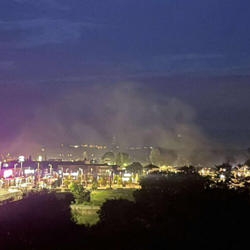 Incendio in via Giordano Bruno ad Alessandria