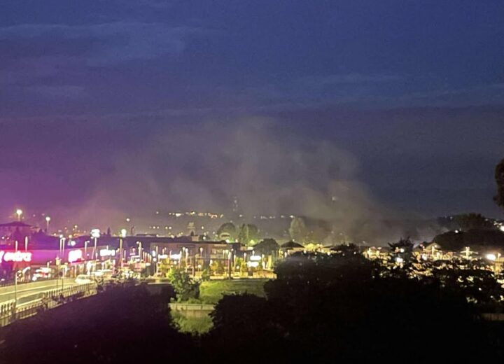 Incendio in via Giordano Bruno ad Alessandria