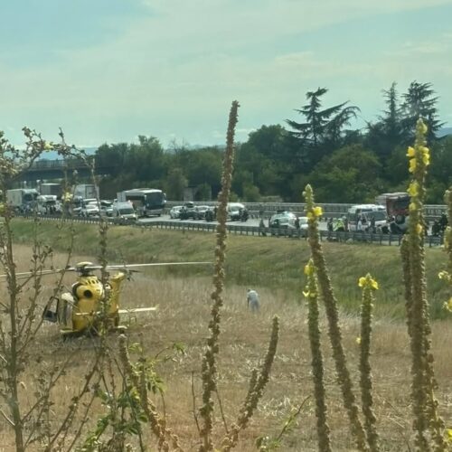 Incidente sulla bretella tra A26 e A7 all’altezza di Novi Ligure