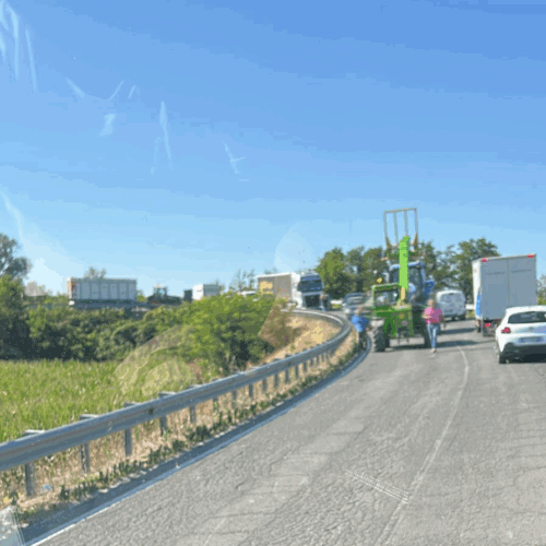 Incidente a Casal Cermelli: provinciale 185 bloccata