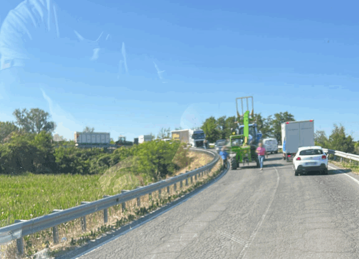 Incidente a Casal Cermelli: provinciale 185 bloccata