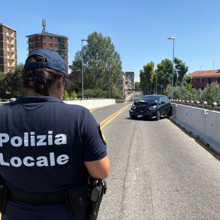 Riaperto il ponte Tiziano dopo lo scontro tra due auto