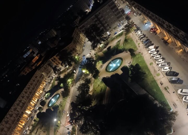 La nuova illuminazione di Alessandria: le foto dall’alto